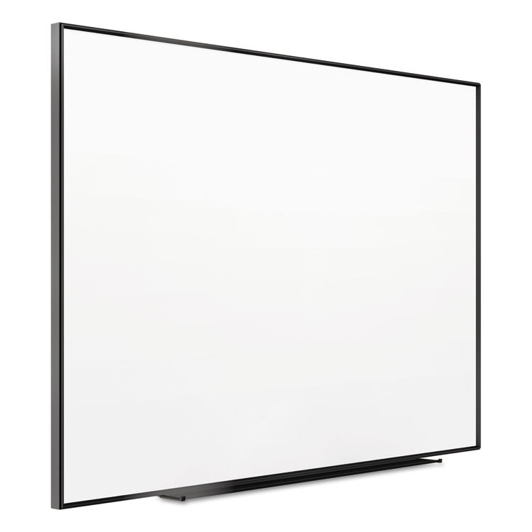 Fusion Nano-Clean Magnetic Whiteboard, 48" x 36", White Surface, Black Aluminum Frame
