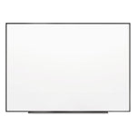 Fusion Nano-Clean Magnetic Whiteboard, 48" x 36", White Surface, Black Aluminum Frame