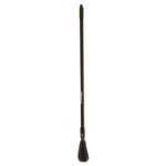 Angled Lobby Broom, Poly Bristles, 35" Handle, Black
