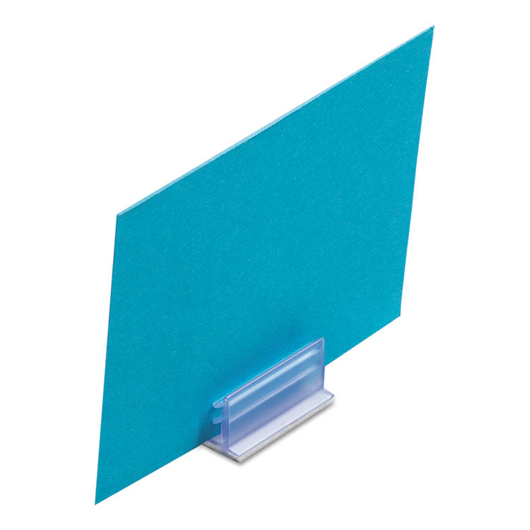 Clips Grips Tags SuperGrip Display Holder, 1 x 0.5 x 0.5, Clear, 50/Pack