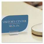 Clips Grips Tags SuperGrip Display Holder, 1 x 0.5 x 0.5, Clear, 50/Pack