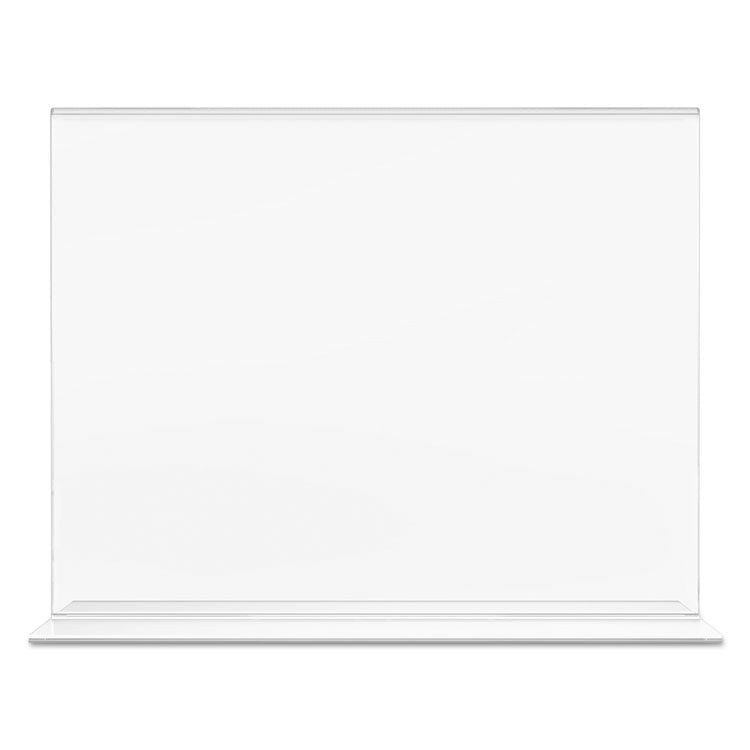 Classic Image Double-Sided Sign Holder, 11 x 8.5 Insert, Clear