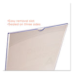 Superior Image Double Sided Sign Holder, 8.5 x 11 Insert, Clear