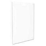 Superior Image Cubicle Sign Holder, 8.5 x 11 Insert, Clear