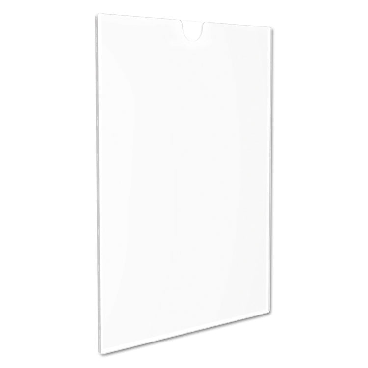 Superior Image Cubicle Sign Holder, 8.5 x 11 Insert, Clear