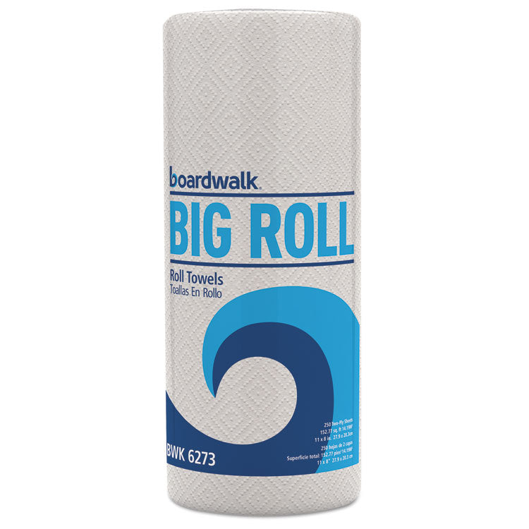 Kitchen Roll Towel, 2-Ply, 11 X 8.5, White, 250/roll, 12 Rolls/carton