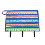 Border Storage Pocket Chart, 41" x 24.5", Blue/Clear