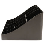 11-Compartment Coffee Condiment Organizer, 18.25 x 6.63 x 9.78, Black