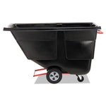 1 cu yd BRUTE Rotomolded Tilt Truck, 850 lb Capacity, Black