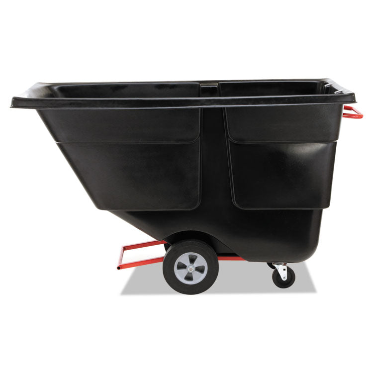 1 cu yd BRUTE Rotomolded Tilt Truck, 850 lb Capacity, Black