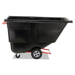 1 cu yd BRUTE Rotomolded Tilt Truck, 850 lb Capacity, Black