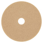 Ultra High-Speed Floor Burnishing Pads 3400, 17" Diameter, Tan, 5/carton