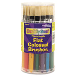 Colossal Brush, Natural Bristle, Flat Profile, 30/set