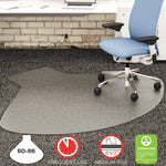 Supermat Frequent Use Chair Mat, Medium Pile Carpet, 60 X 66, Workstation, Clear