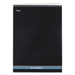 Stiff-Back Wire Bound Notepad, Medium/college Rule, Navy Cover, 70 White 8.5 X 11.5 Sheets