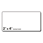 Matte Clear Easy Peel Mailing Labels W/ Sure Feed Technology, Laser Printers, 2 X 4, Clear, 10/sheet, 10 Sheets/pack