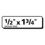 Matte Clear Easy Peel Mailing Labels W/ Sure Feed Technology, Inkjet Printers, 0.5 X 1.75, Clear, 80/Sheet, 10 Sheets/Pack