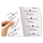 Matte Clear Easy Peel Mailing Labels W/ Sure Feed Technology, Inkjet Printers, 2 X 4, Clear, 10/sheet, 10 Sheets/pack