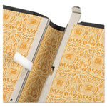 Looseleaf Corporation Minute Book, 1-Subject, Unruled, Black/Gold Cover, (250) 14 x 8.5 Sheets