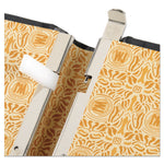 Looseleaf Corporation Minute Book, 1-Subject, Unruled, Black/Gold Cover, (250) 11 x 8.5 Sheets