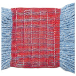 Super Loop Wet Mop Head, Cotton/synthetic Fiber, 5" Headband, Large Size, Blue