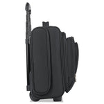 Classic Rolling Overnighter Case, Fits Devices Up to 15.6", Ballistic Polyester, 16.14 x 6.69 x 13.78, Black