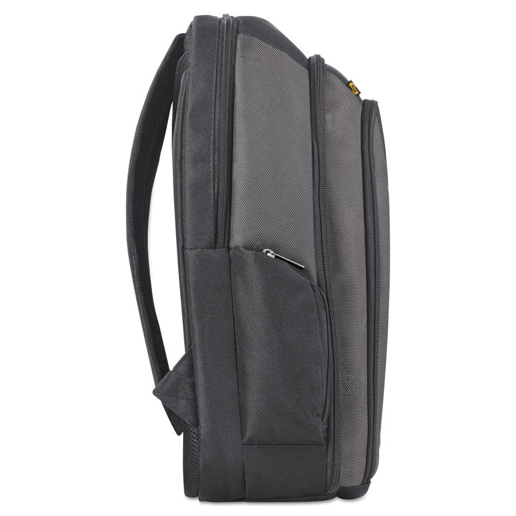 Pro CheckFast Backpack, Fits Devices Up to 16", Ballistic Polyester, 13.75 x 6.5 x 17.75, Black