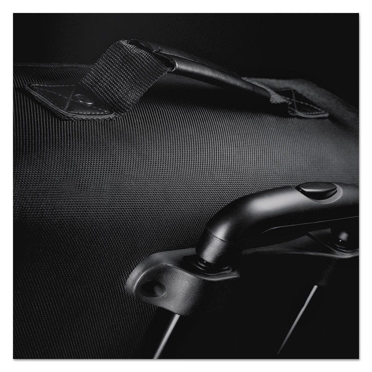 Classic Rolling Overnighter Case, Fits Devices Up to 15.6", Ballistic Polyester, 16.14 x 6.69 x 13.78, Black
