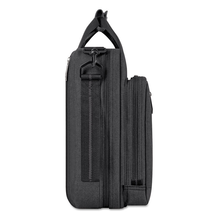 Urban Hybrid Briefcase, Fits Devices Up to 15.6", Polyester, 16.75" x 4" x 12", Gray