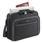 Pro CheckFast Briefcase, Fits Devices Up to 17.3", Polyester, 17 x 5.5 x 13.75, Black