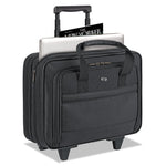 Classic Rolling Case, Fits Devices Up to 15.6", Ballistic Polyester, 15.94 x 5.9 x 12, Black