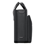 Classic Smart Strap Briefcase, Fits Devices Up to 16", Ballistic Polyester, 17.5 x 5.5 x 12, Black