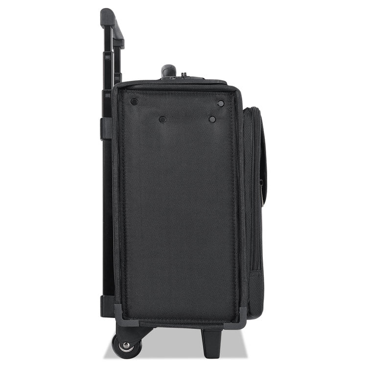 Classic Rolling Catalog Case, Fits Devices Up to 17.3", Polyester, 18 x 7 x 14, Black