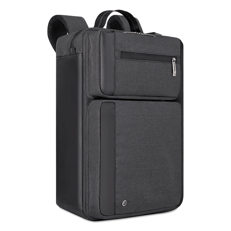 Urban Hybrid Briefcase, Fits Devices Up to 15.6", Polyester, 16.75" x 4" x 12", Gray