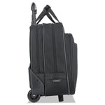 Classic Rolling Case, Fits Devices Up to 17.3", Polyester, 16.75 x 7 x 14.38, Black