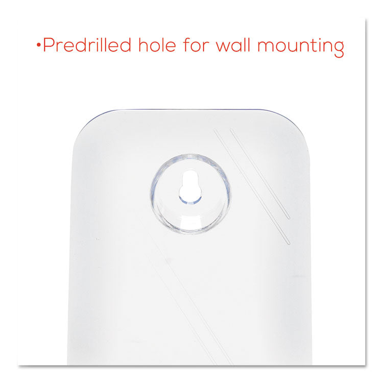 Docuholder For Countertop/wall-Mount, Leaflet Size, 4.25w X 3.25d X 7.75h, Clear