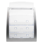 3-Tier Literature Holder, Leaflet Size, 11.25w X 6.94d X 13.31h, Silver