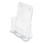 Docuholder For Countertop/wall-Mount, Magazine, 9.25w X 3.75d X 10.75h, Clear