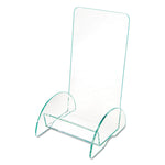 Euro-Style Docuholder, Leaflet Size, 4.5w X 4.5d X 7.88h, Green Tinted