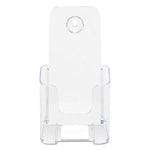 Docuholder For Countertop/wall-Mount, Leaflet Size, 4.25w X 3.25d X 7.75h, Clear