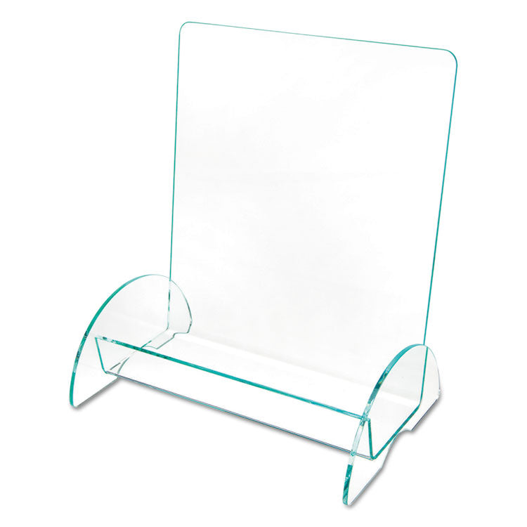 Euro-Style Docuholder, Magazine Size, 9.81w X 6.31d X11h, Green Tinted