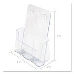 Docuholder For Countertop/wall-Mount, Magazine, 9.25w X 3.75d X 10.75h, Clear