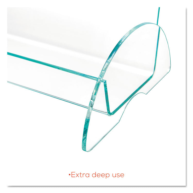 Euro-Style Docuholder, Magazine Size, 9.81w X 6.31d X11h, Green Tinted