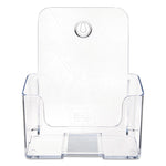 Docuholder For Countertop/wall-Mount, Booklet Size, 6.5w X 3.75d X 7.75h, Clear