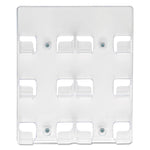 6-Pocket Business Card Holder, Holds 480 Cards, 8.5 X 1.63 X 9.75, Plastic, Clear