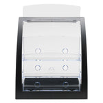 3-Tier Literature Holder, Leaflet Size, 11.25w x 6.94d x 13.31h, Black