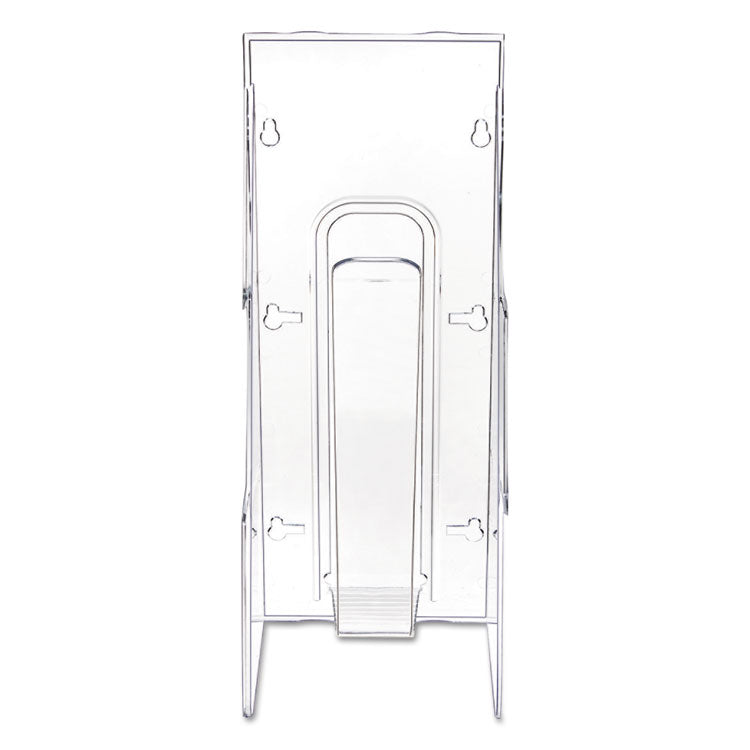 Stand-Tall Wall-Mount Literature Rack, Leaflet, 4.56w X 3.25d X 11.88h, Clear
