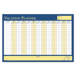 100% Recycled All-Purpose/Vacation Planner, 12-Month Planning/Scheduling Calendar, 36" x 24", Multicolor Surface