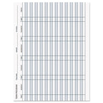 Recycled Teacher's Planner, Weekly, Two-Page Spread (seven Classes), 11 X 8.5, Blue Cover