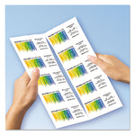 Clean Edge Business Cards, Laser, 2 X 3.5, White, 400 Cards, 10 Cards/sheet, 40 Sheets/box